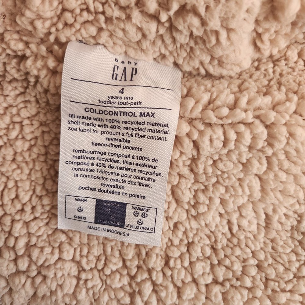 Winter jacket GAP coldcontrol max jacket sherpa 3 4 Y - Picture 5 of 5